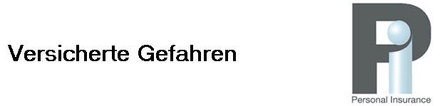 Versicherte Gefahren