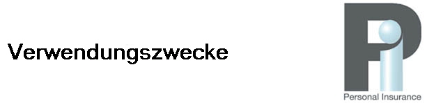 Verwendungszwecke